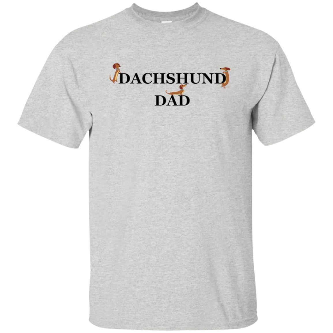 Dachshund Brown Dad Light Shirts