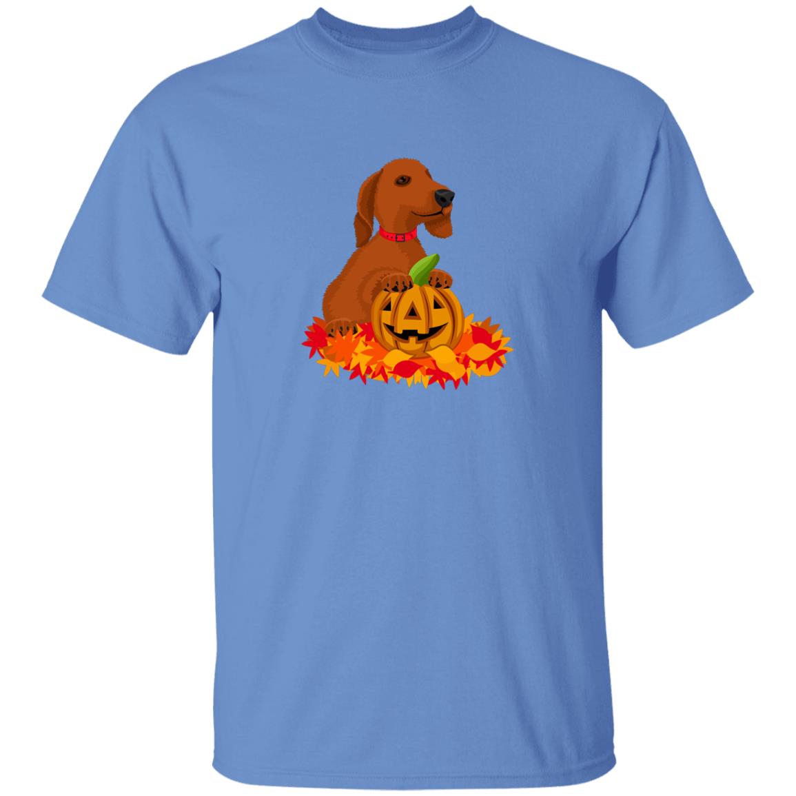Dachshund Brown Halloween Jack O'Lantern T-shirts