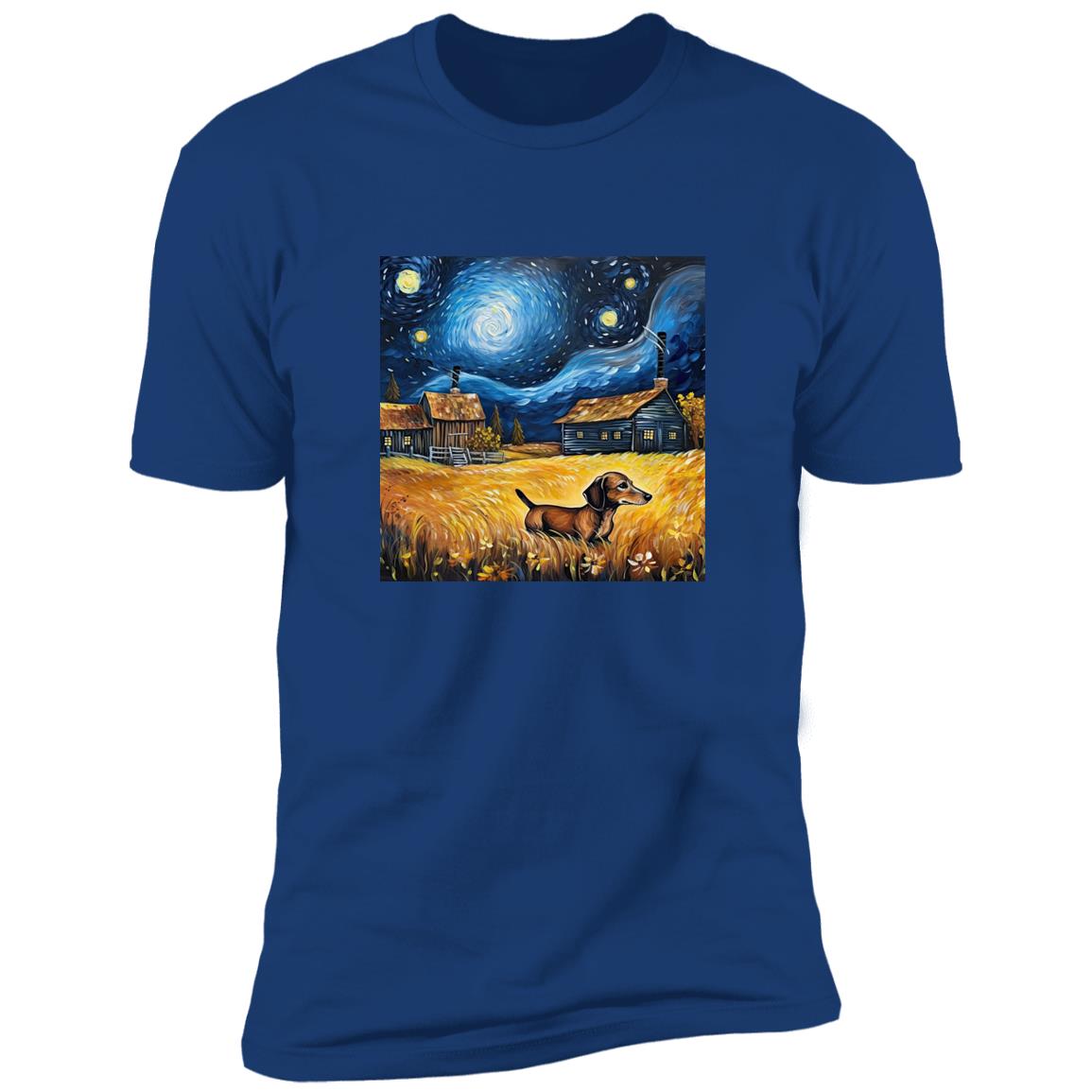 Dachshund Starry Night Adventure T-Shirts