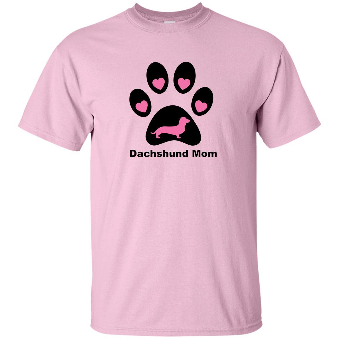Dachshund Mom Paw Print Shirts