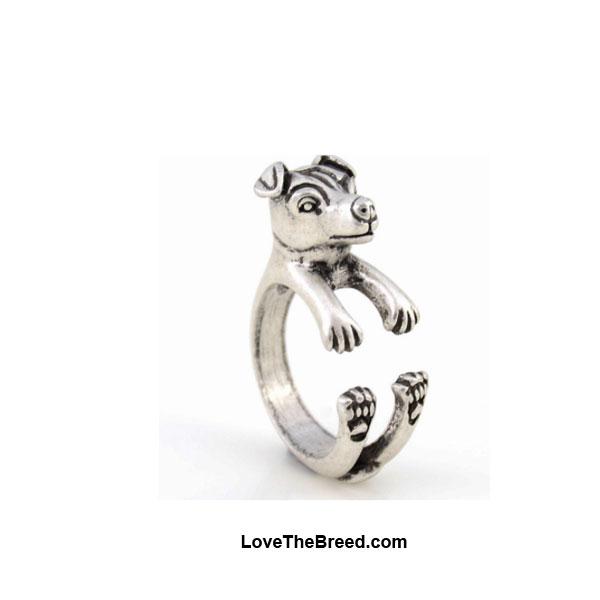 Jack Russell Wrap Around 3D Ring FREE SHIPPING
