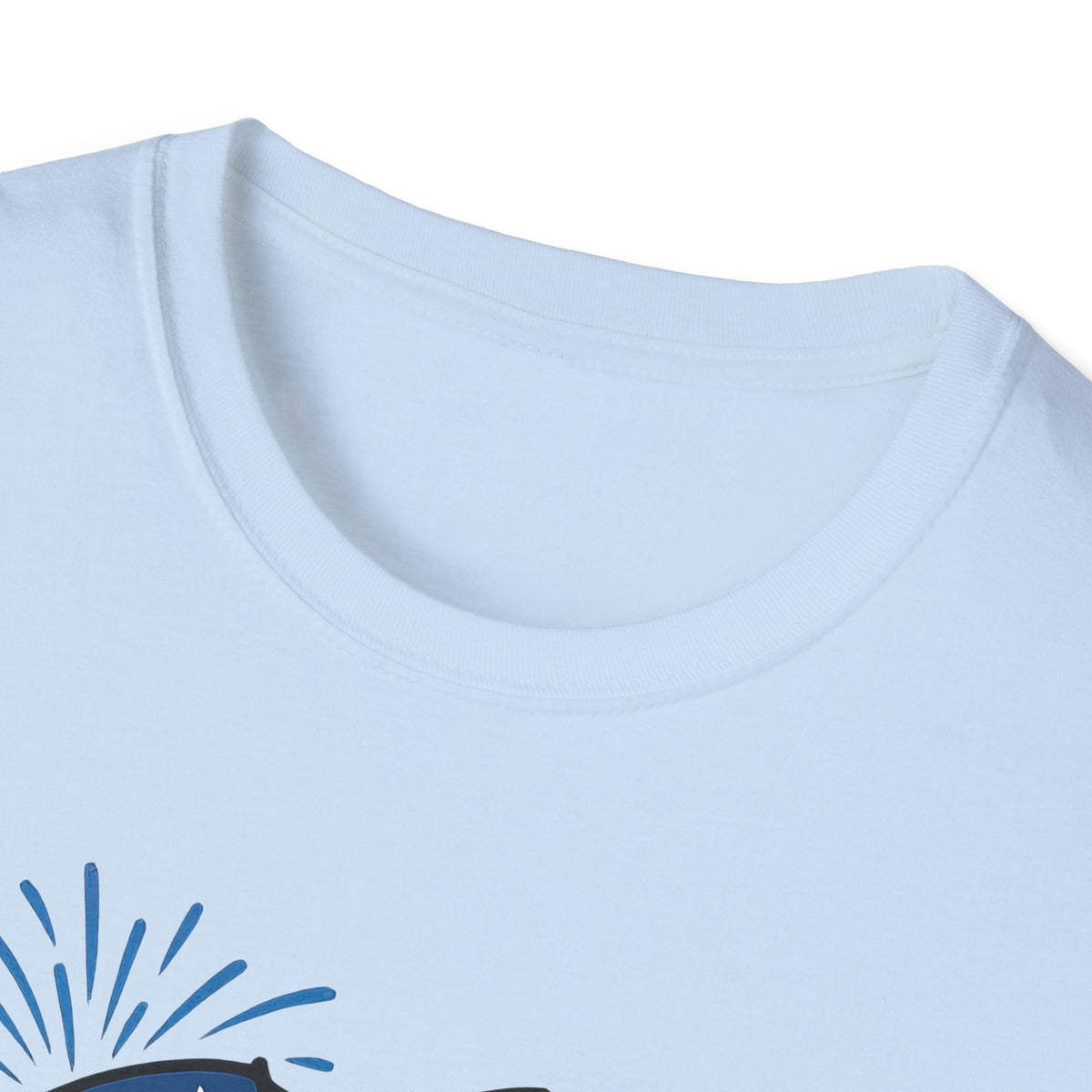 Printify T-Shirt Patriotic Dog Celebrate Independence Unisex Softstyle T-Shirt