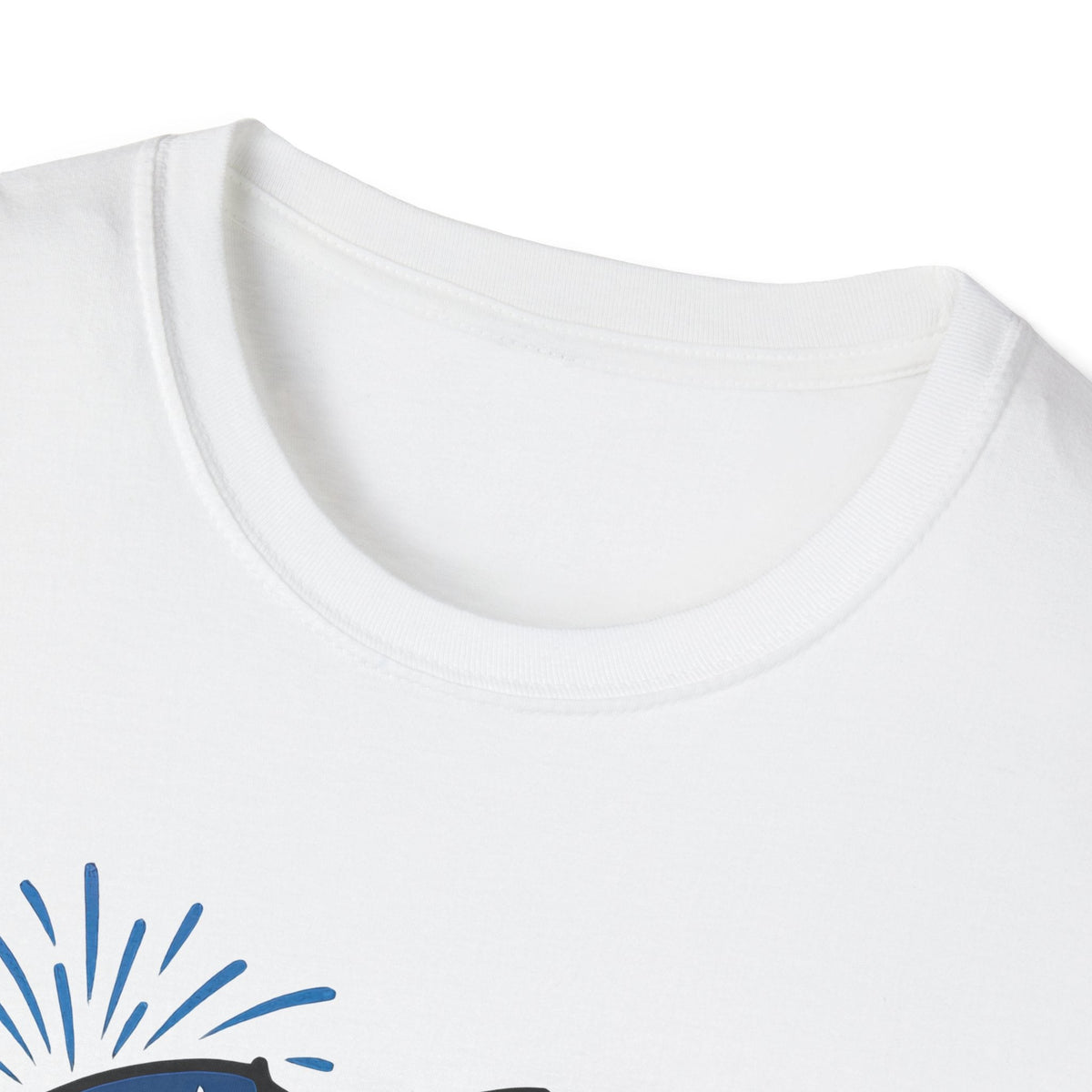 Printify T-Shirt Patriotic Dog Celebrate Independence Unisex Softstyle T-Shirt