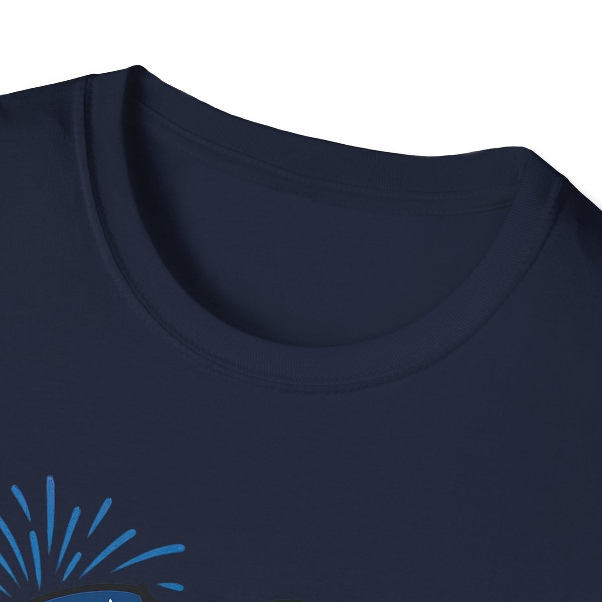 Printify T-Shirt Patriotic Dog Celebrate Independence Unisex Softstyle T-Shirt