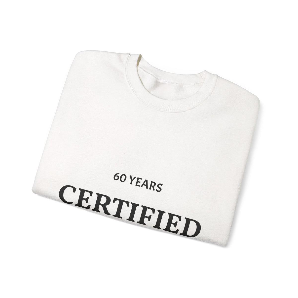 Printify Sweatshirt Certified Classic 60 Years Crewneck Sweatshirt