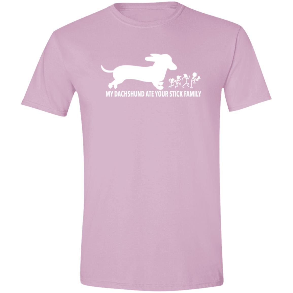 CustomCat T-Shirts Light Pink / S My Dachshund Ate Your Stick Family T-Shirt
