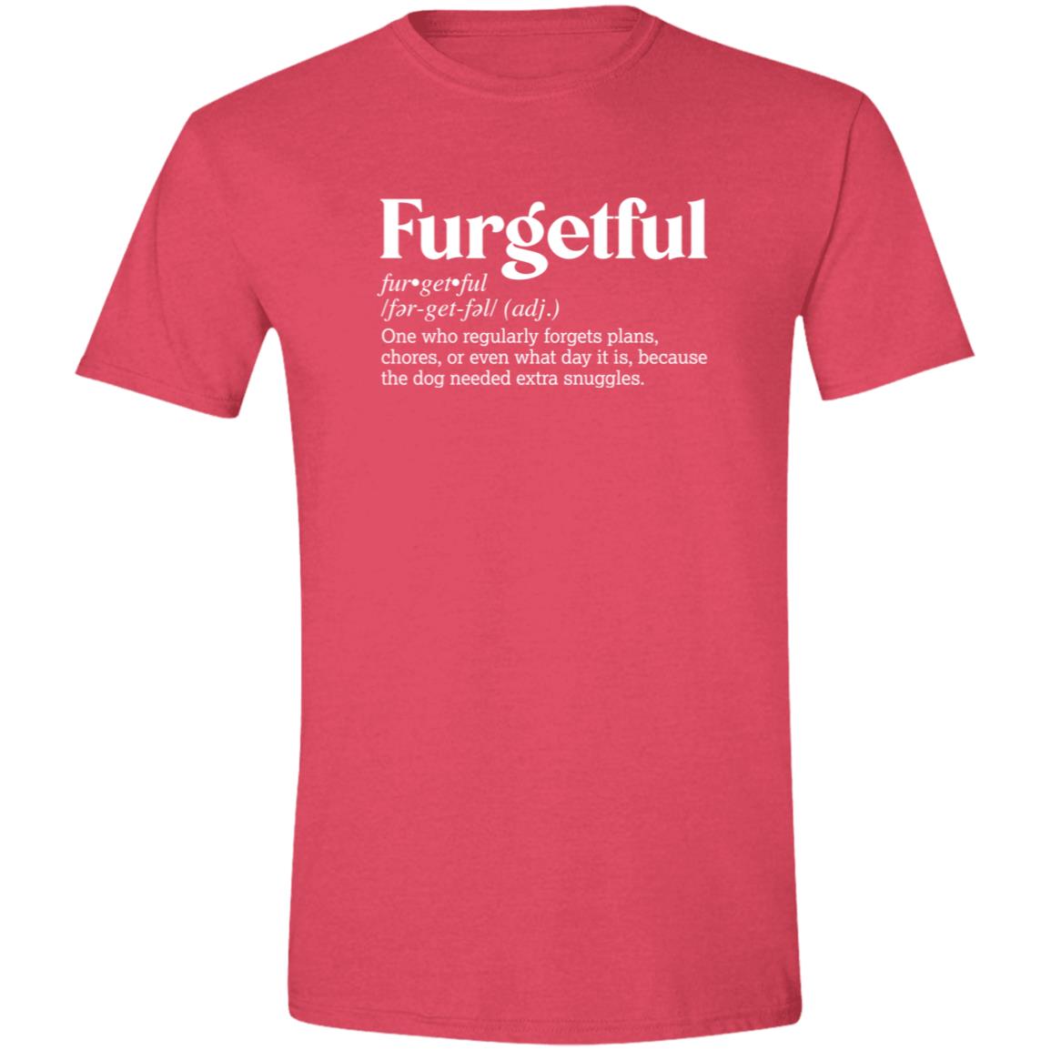 CustomCat T-Shirts Heather Red / S Furgetful Definition – Funny Dog Dictionary T-Shirt Collection Success