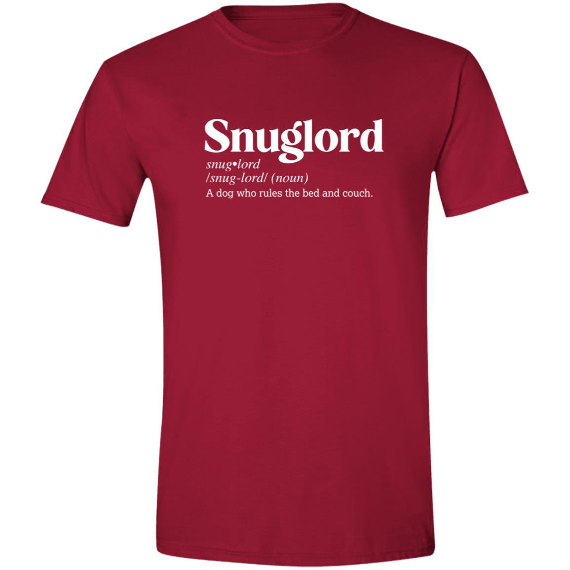 CustomCat T-Shirts Cardinal Red / S Snuglord Definition – Funny Dog Dictionary T-Shirt Collection Success