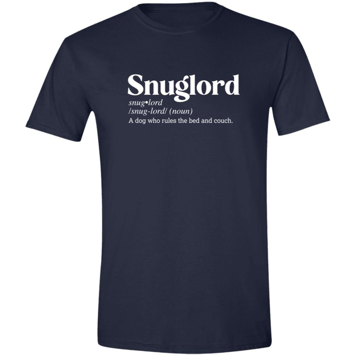 CustomCat T-Shirts Navy / S Snuglord Definition – Funny Dog Dictionary T-Shirt Collection Success