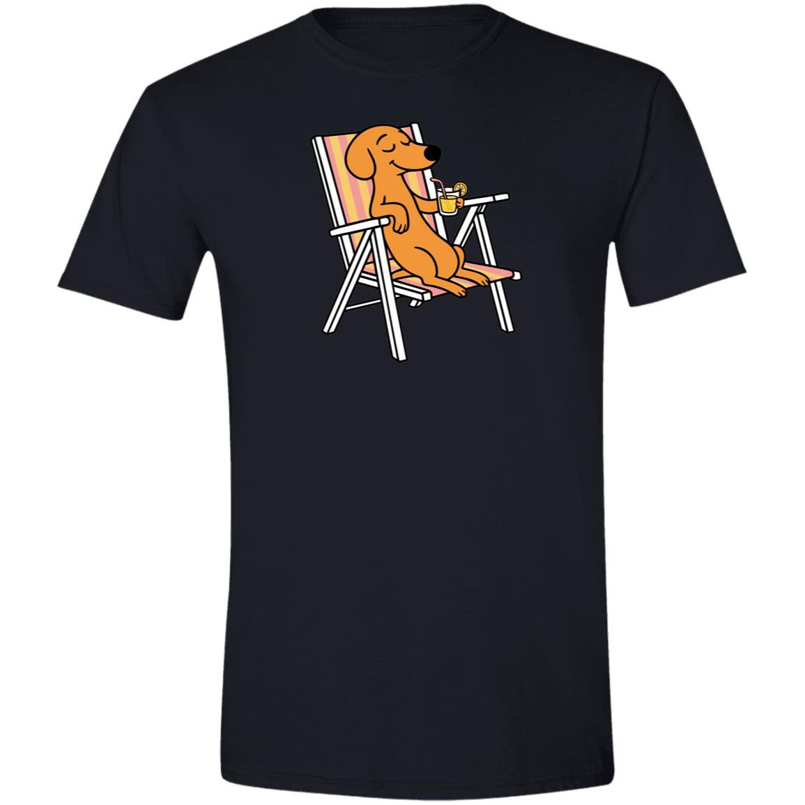 CustomCat T-Shirts Black / S Dachshund Paws & Relax T-Shirt