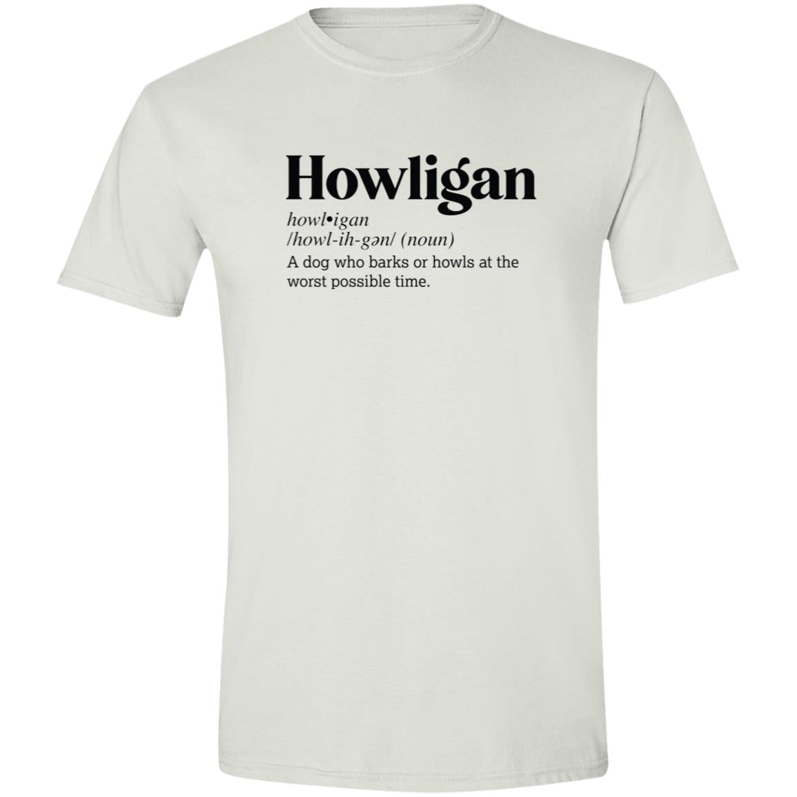 CustomCat T-Shirts Black / S Howligan Definition – Funny Dog Dictionary T-Shirt Collection