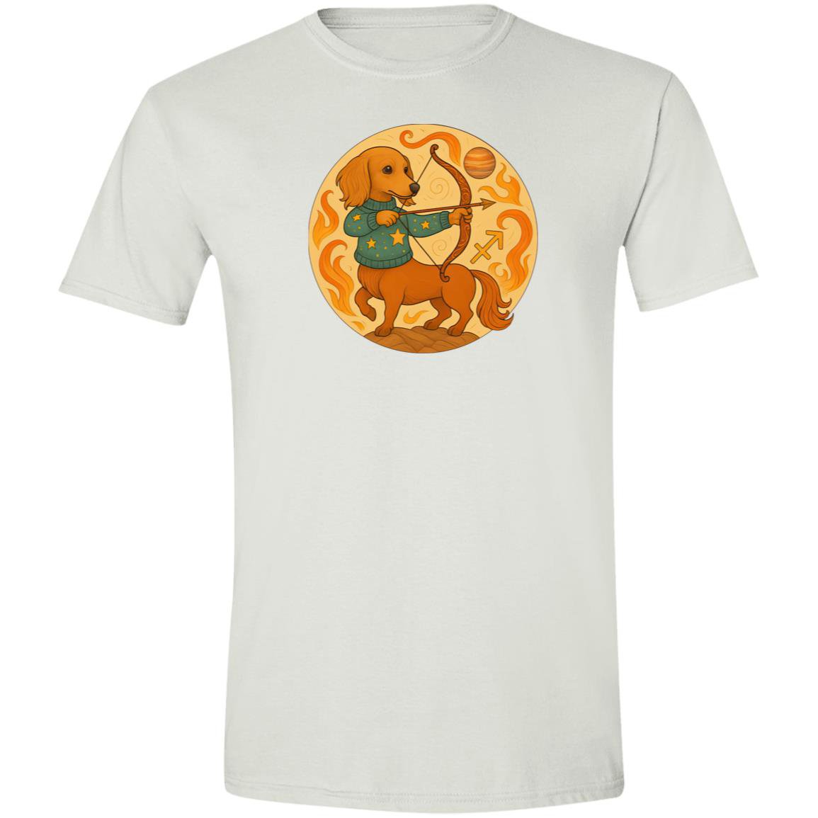 CustomCat T-Shirts Black / S Sagittarius Dachshund Zodiac T-Shirt