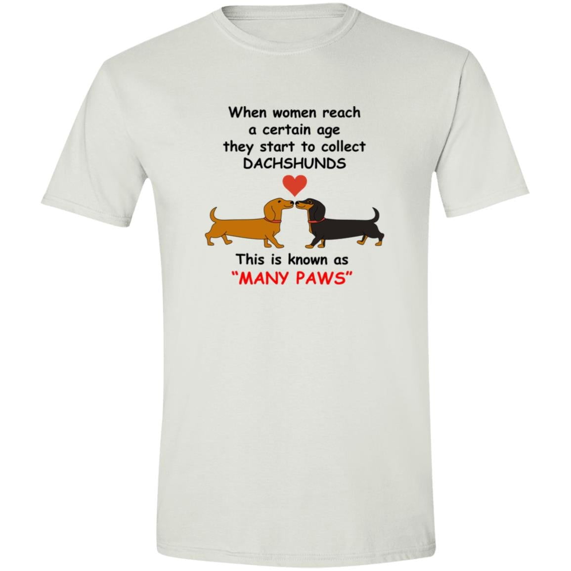 CustomCat T-Shirts White / X-Small Many Paws T-Shirt