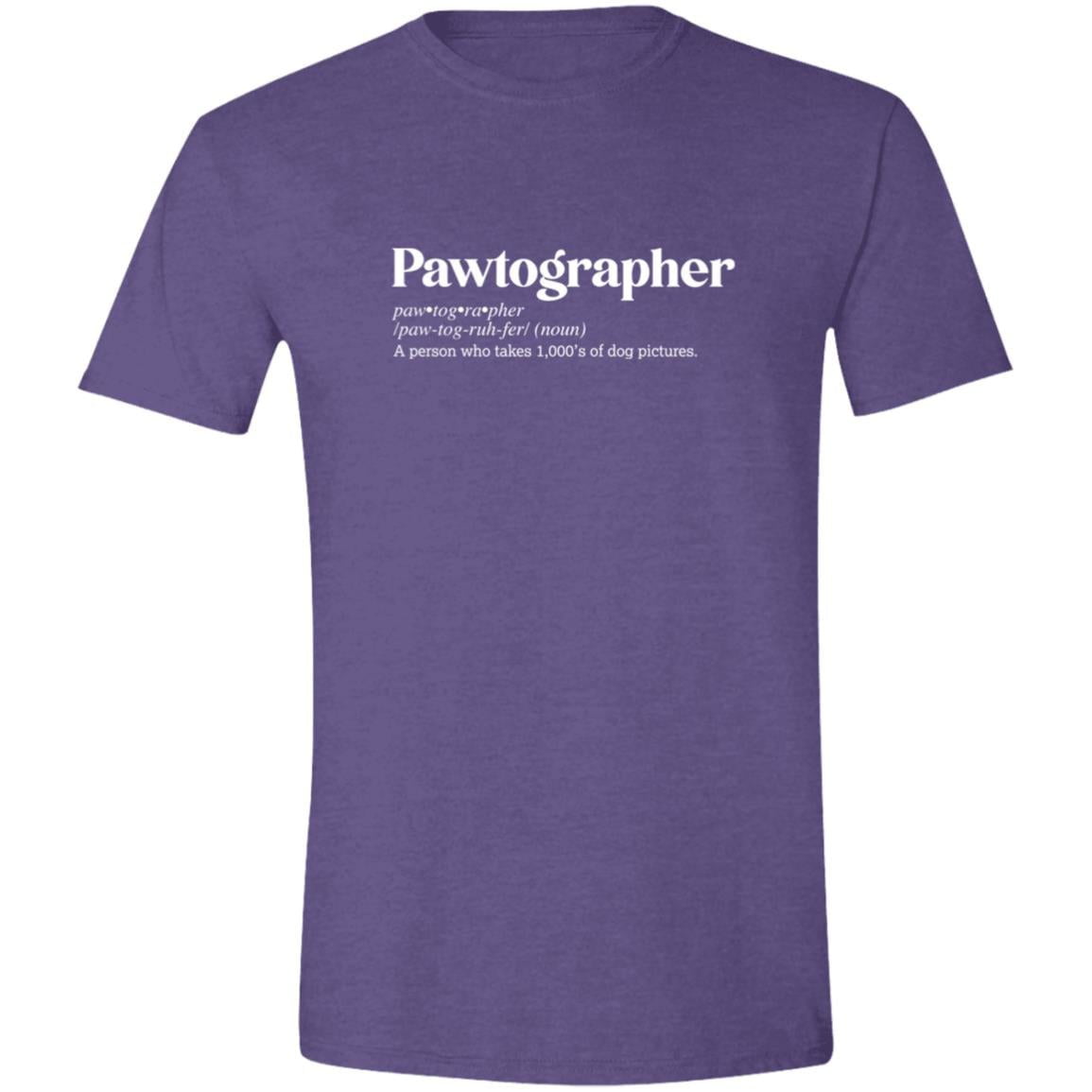 CustomCat T-Shirts Heather Purple / S Pawtographer Definition – Funny Dog Dictionary T-Shirt Collection