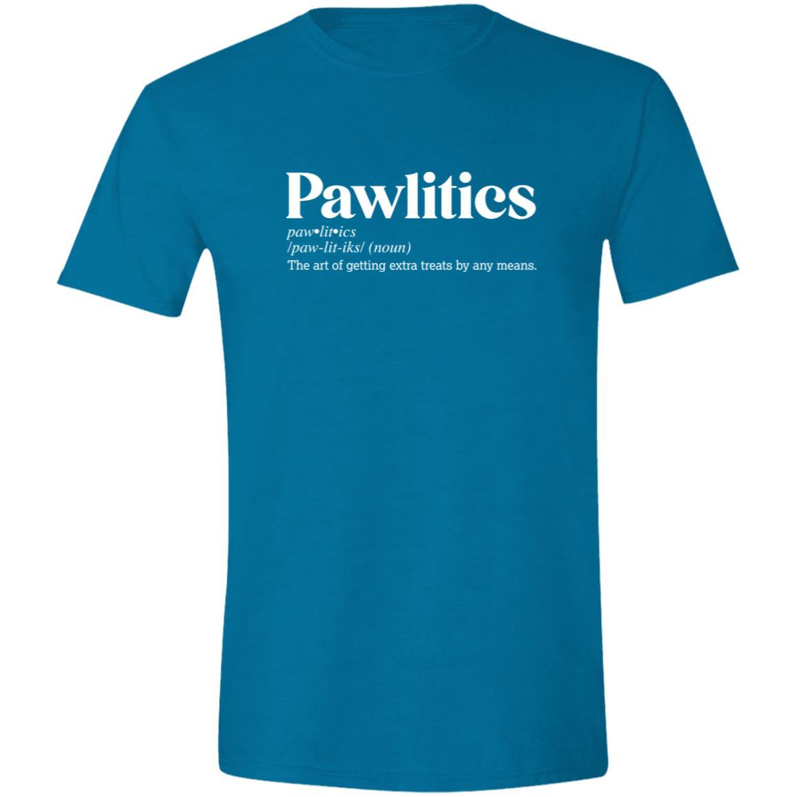 CustomCat T-Shirts Antique Sapphire / S Pawlitics Definition – Funny Dog Dictionary T-Shirt Collection
