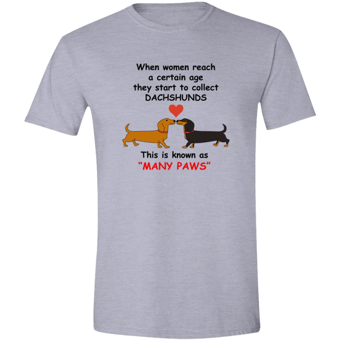 CustomCat T-Shirts Sport Grey / X-Small Many Paws T-Shirt