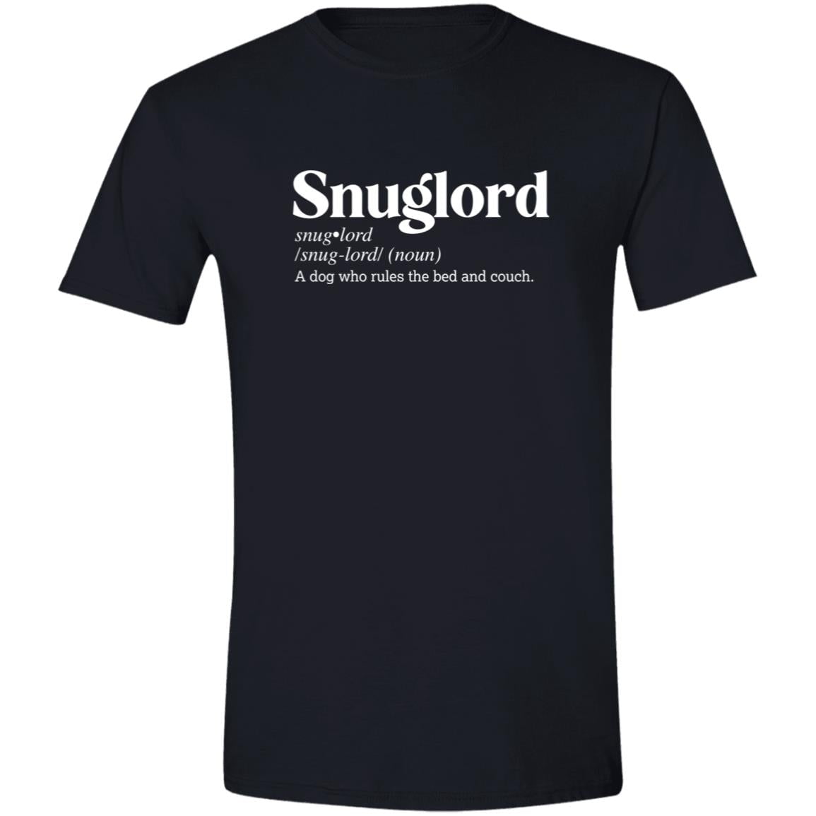 CustomCat T-Shirts Black / S Snuglord Definition – Funny Dog Dictionary T-Shirt Collection Success