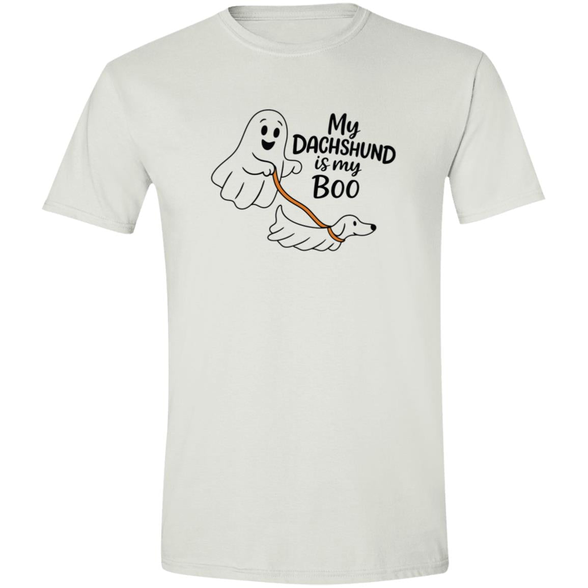 CustomCat Apparel White / S My Dachshund Is My Boo T-Shirt