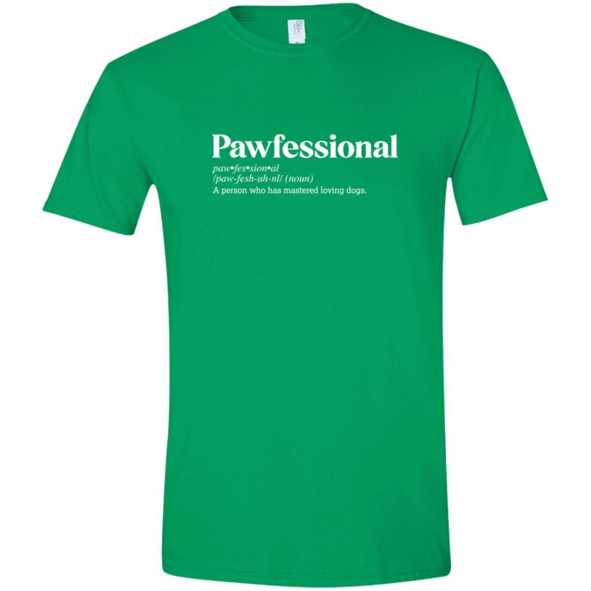 CustomCat T-Shirts Irish Green / S Pawfessional Definition – Funny Dog Dictionary T-Shirt Collection