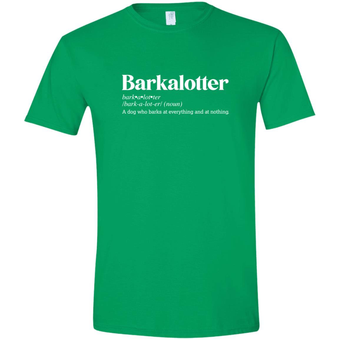 CustomCat T-Shirts Irish Green / S Barkalotter Definition – Funny Dog Dictionary T-Shirt Collection