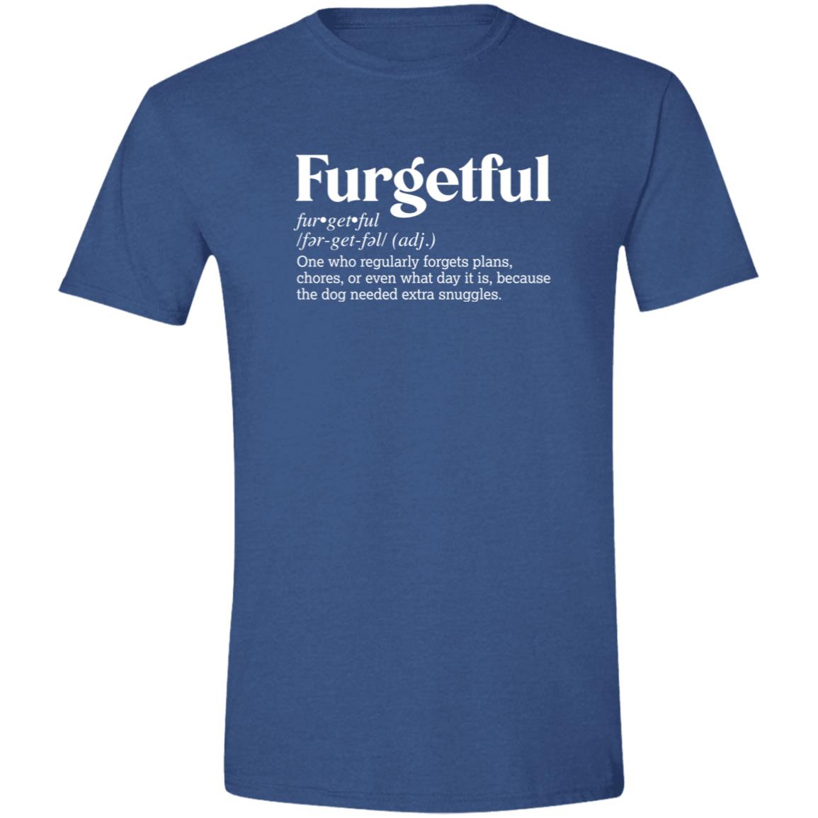CustomCat T-Shirts Heather Royal / S Furgetful Definition – Funny Dog Dictionary T-Shirt Collection Success
