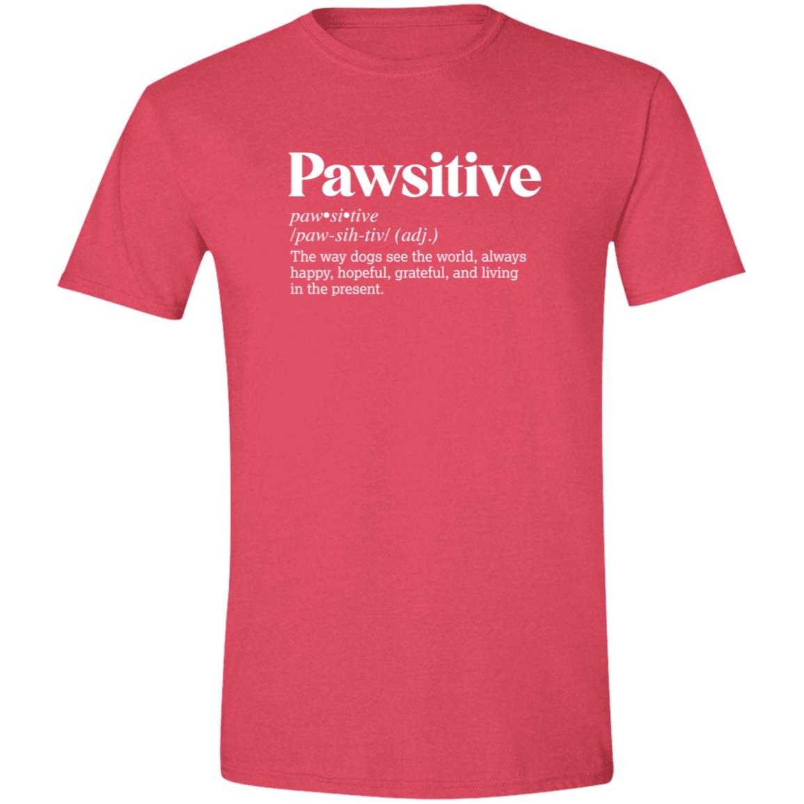 CustomCat T-Shirts Heather Red / S Pawsitive Definition – Funny Dog Dictionary T-Shirt Collection