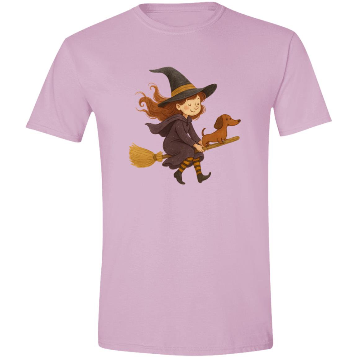 CustomCat T-Shirts Light Pink / S Witchie Weenie Ride T-Shirt