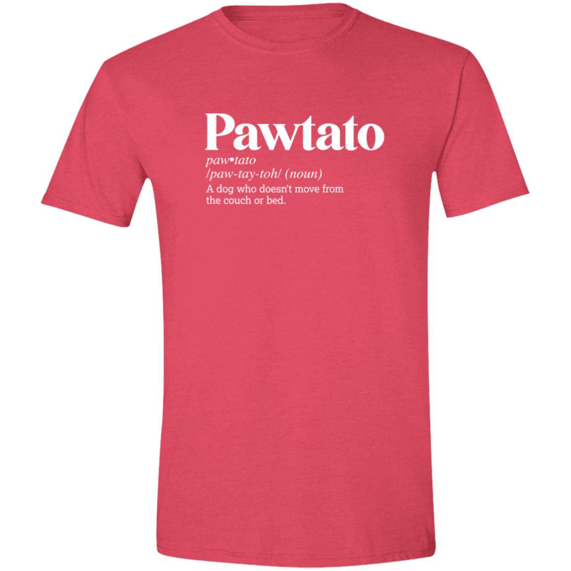 CustomCat T-Shirts Heather Red / S Pawtato Definition – Funny Dog Dictionary T-Shirt Collection