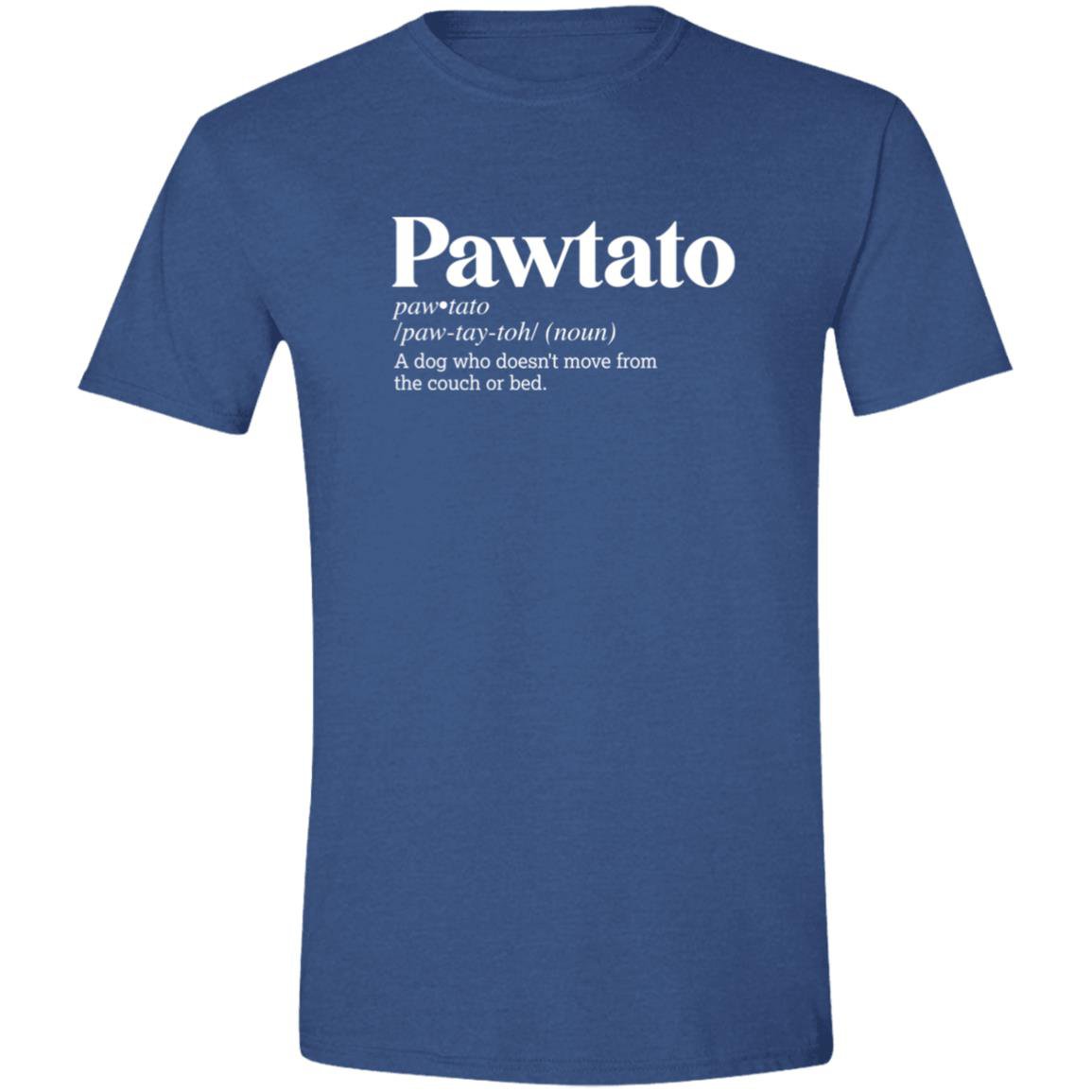CustomCat T-Shirts Heather Royal / S Pawtato Definition – Funny Dog Dictionary T-Shirt Collection