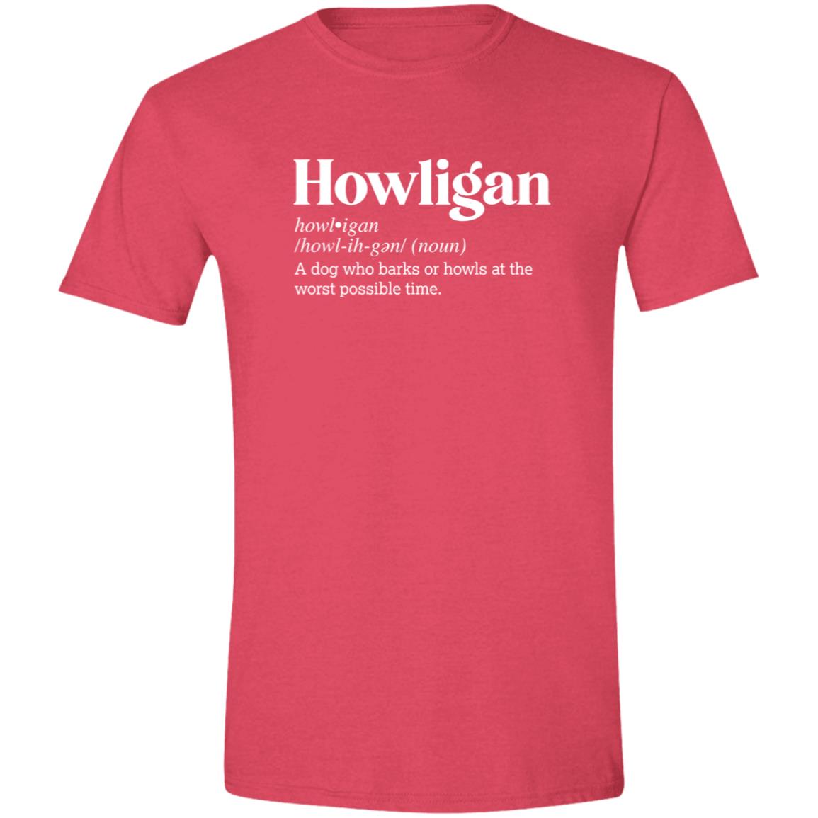 CustomCat T-Shirts Heather Red / S Howligan Definition – Funny Dog Dictionary T-Shirt Collection