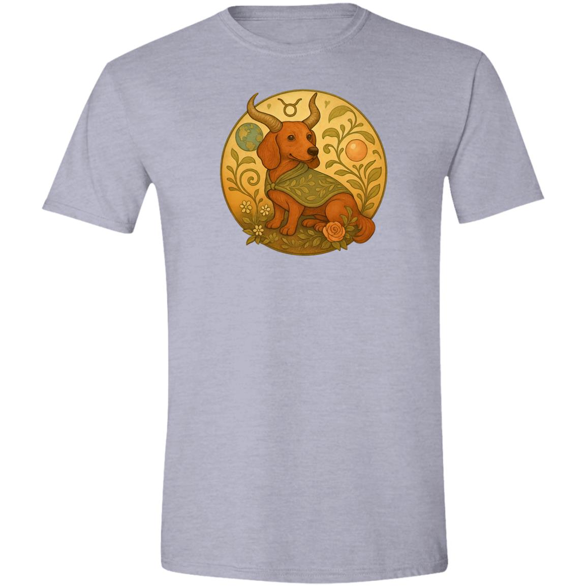 CustomCat T-Shirts Sport Grey / S Taurus Dachshund Zodiac T-Shirt