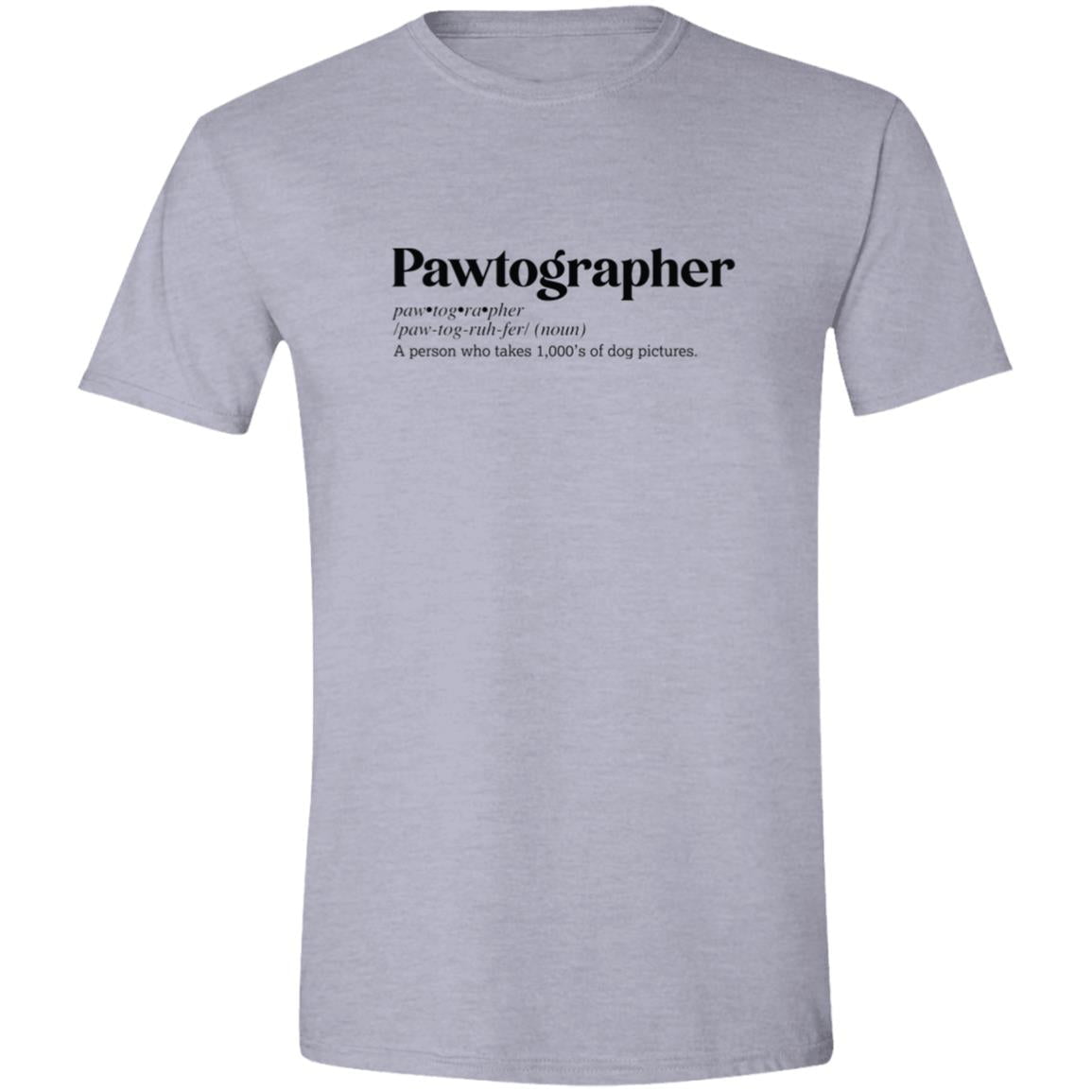 CustomCat T-Shirts Sport Grey / S Pawtographer Definition – Funny Dog Dictionary T-Shirt Collection