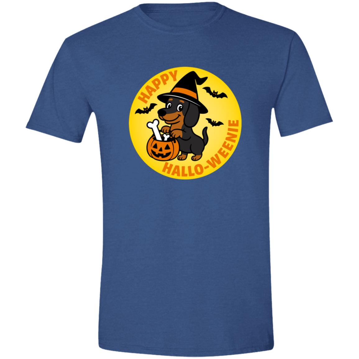 CustomCat T-Shirts Black / S Dachshund Halloweenie Short Hair Black/Tan T-Shirts