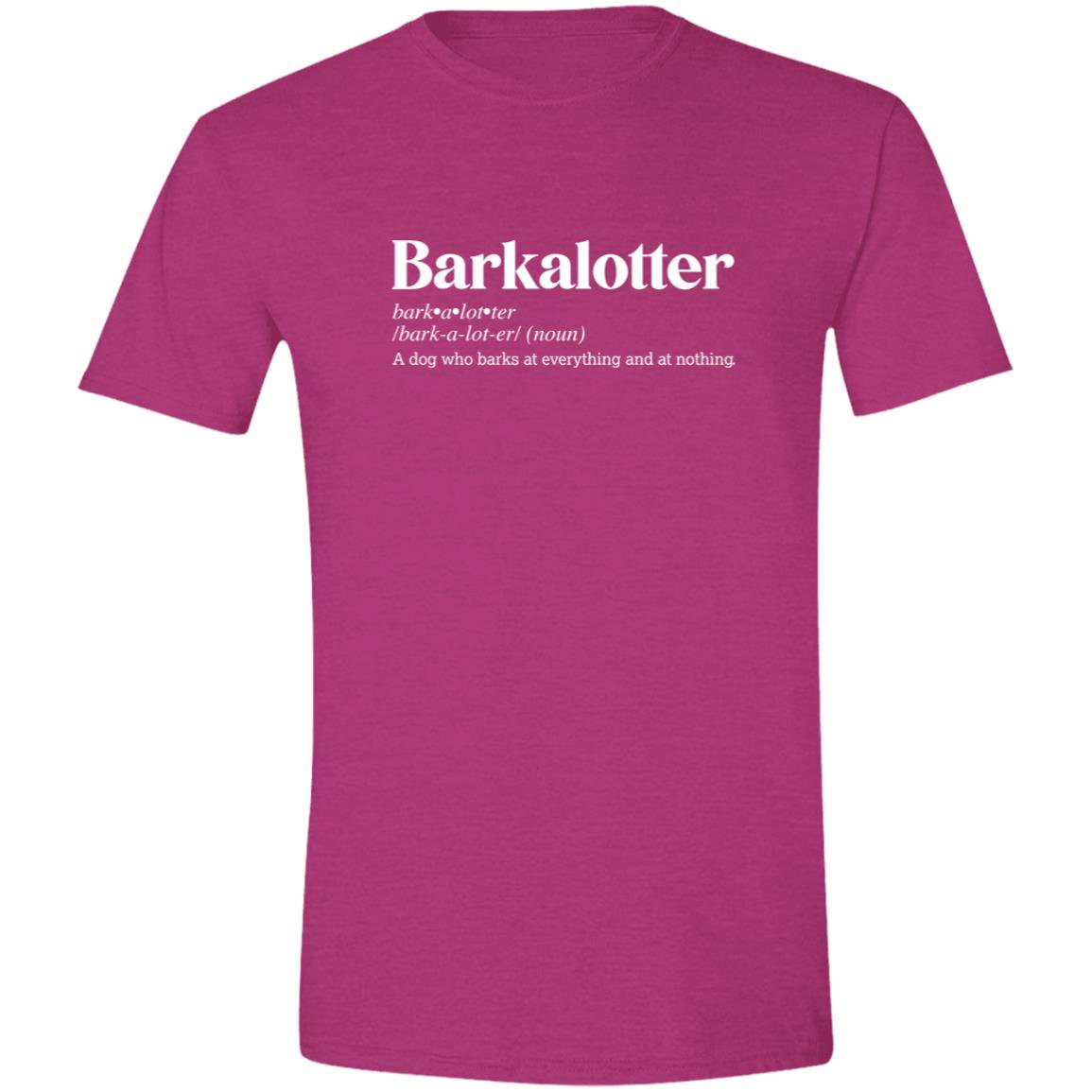 CustomCat T-Shirts Antique Heliconia / S Barkalotter Definition – Funny Dog Dictionary T-Shirt Collection