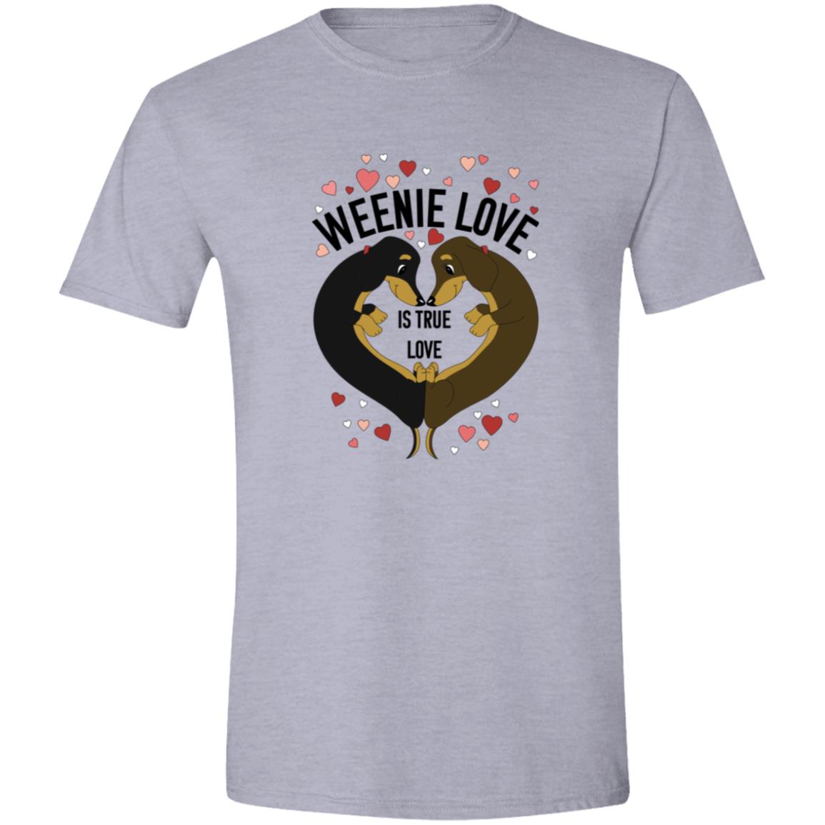 CustomCat T-Shirts Sport Grey / S Dachshund Weenie Love T-Shirt