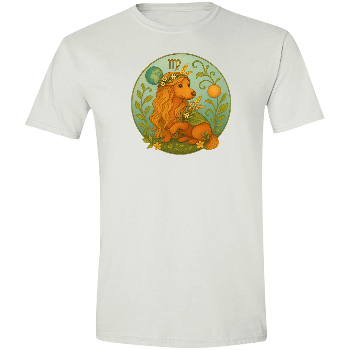 CustomCat T-Shirts Black / S Virgo Dachshund Zodiac T-Shirt