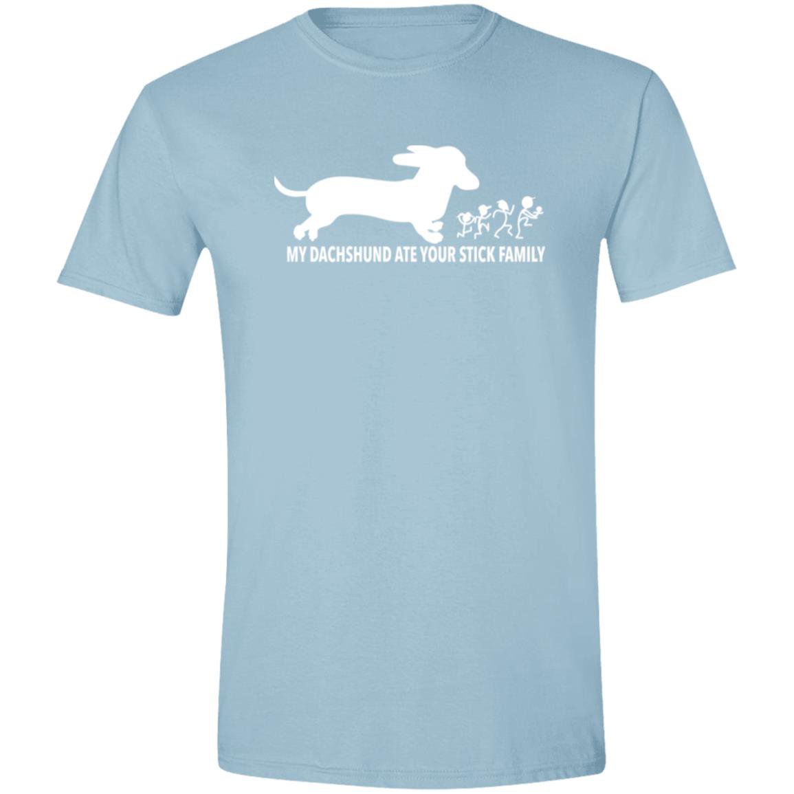 CustomCat T-Shirts Black / S My Dachshund Ate Your Stick Family T-Shirt