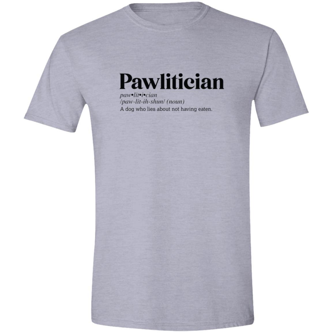 CustomCat T-Shirts Sport Grey / S Pawlitician Definition – Funny Dog Dictionary T-Shirt Collection
