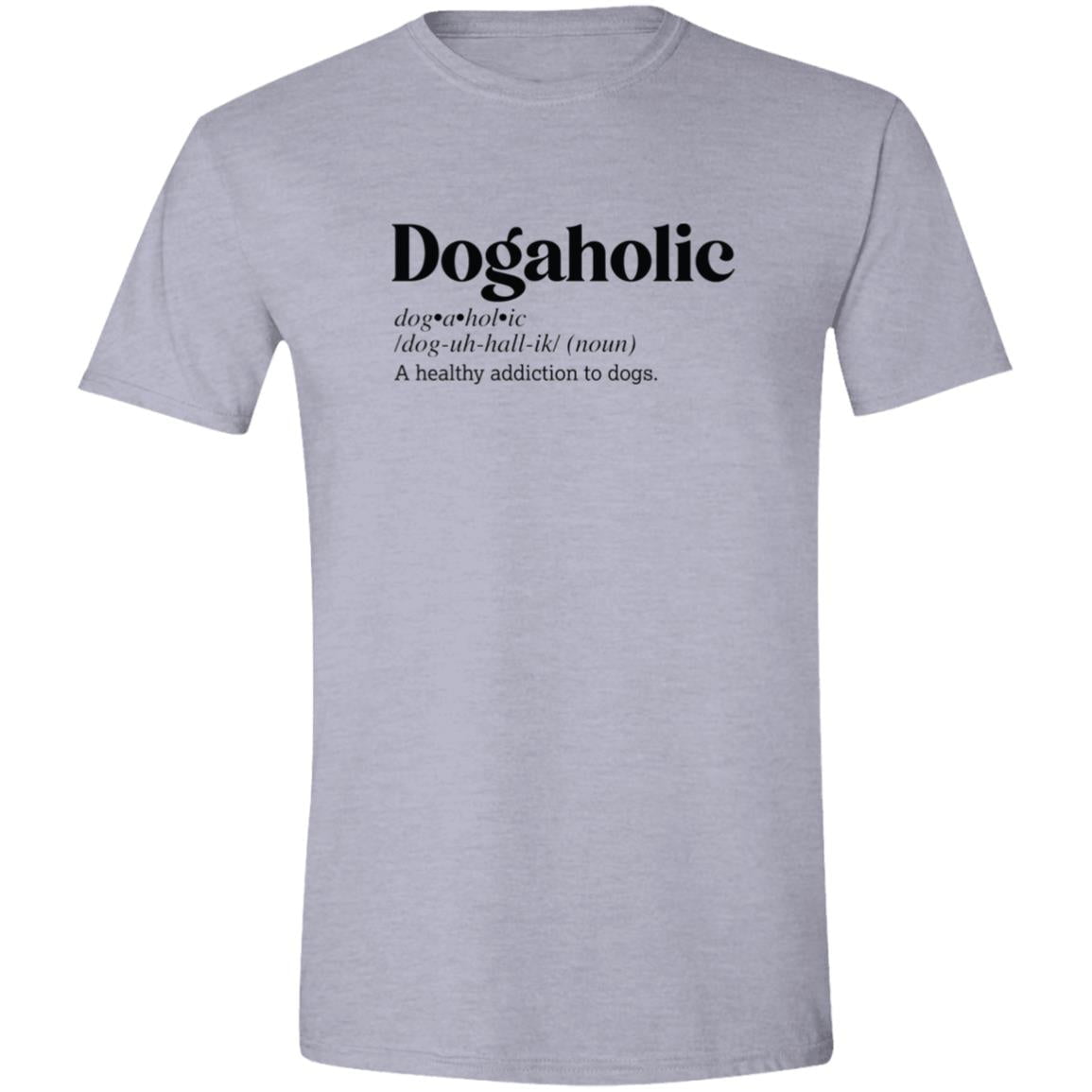 CustomCat T-Shirts Sport Grey / S Dogaholic Definition – Funny Dog Dictionary T-Shirt Collection