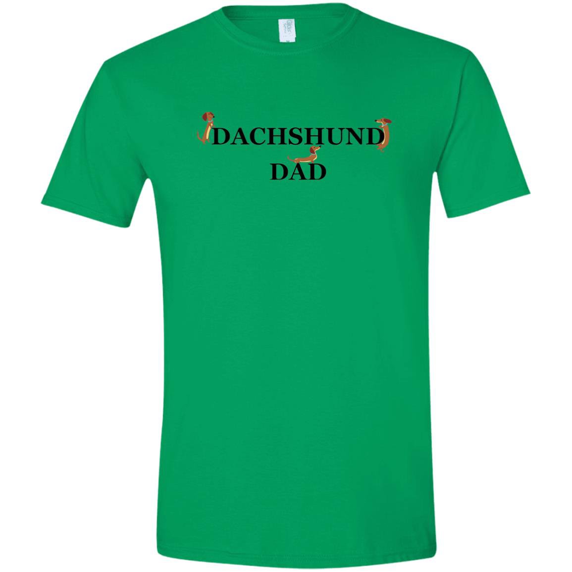 CustomCat Apparel Irish Green / S Dachshund Dad Playful Loyal Pup T-Shirt