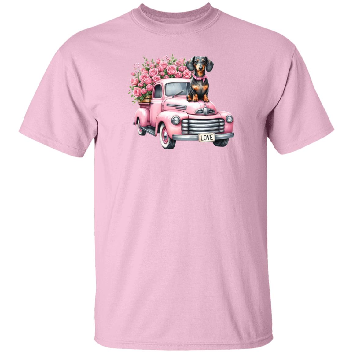 Dachshund Love Truck T-Shirts
