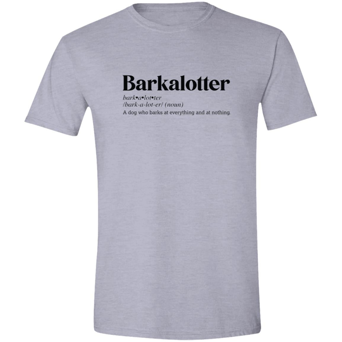 CustomCat T-Shirts Sport Grey / S Barkalotter Definition – Funny Dog Dictionary T-Shirt Collection