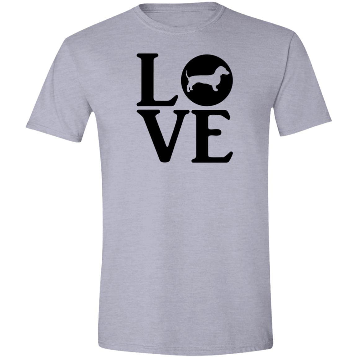 CustomCat Apparel Sport Grey / S LOVE Dachshund T-Shirts