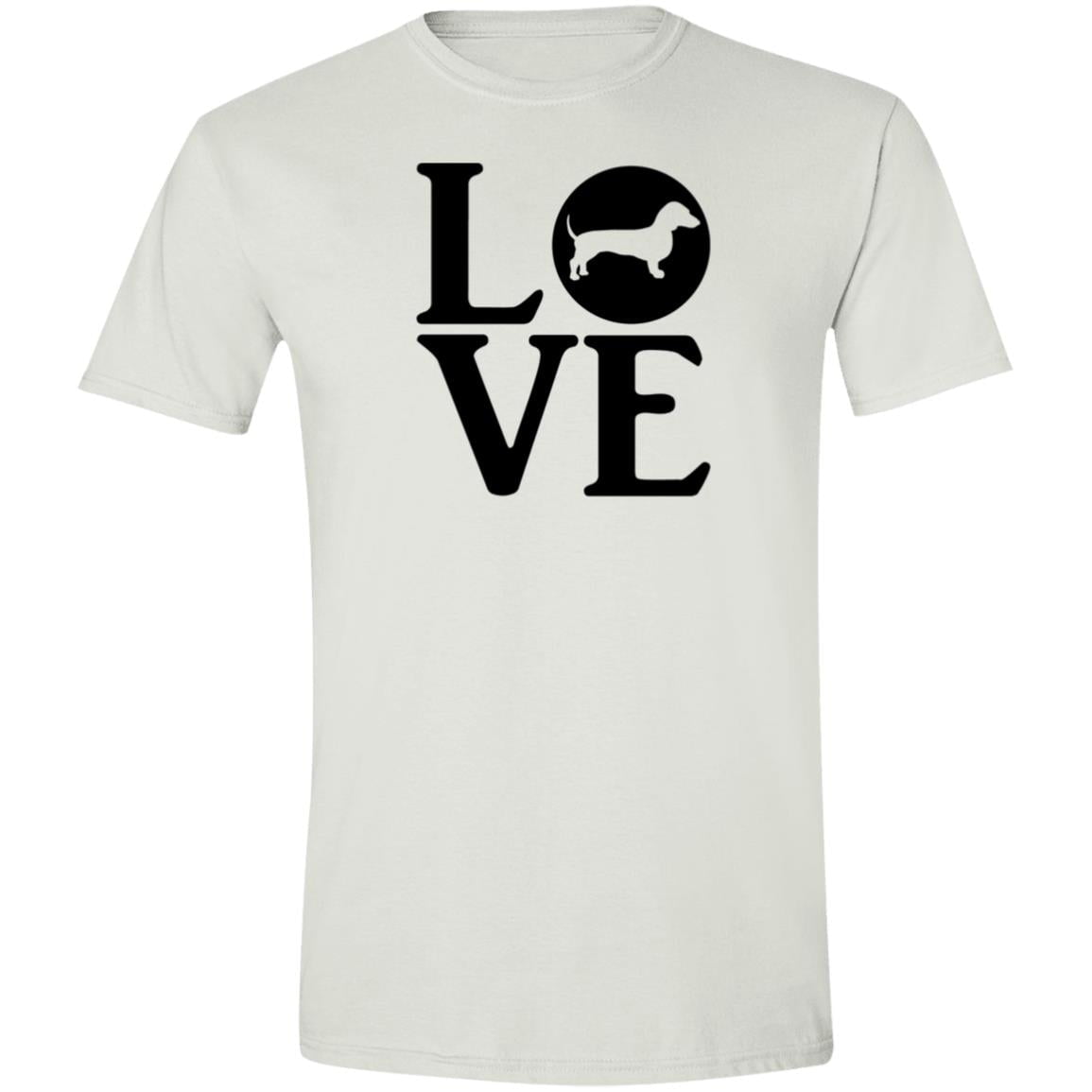 CustomCat Apparel White / S LOVE Dachshund T-Shirts