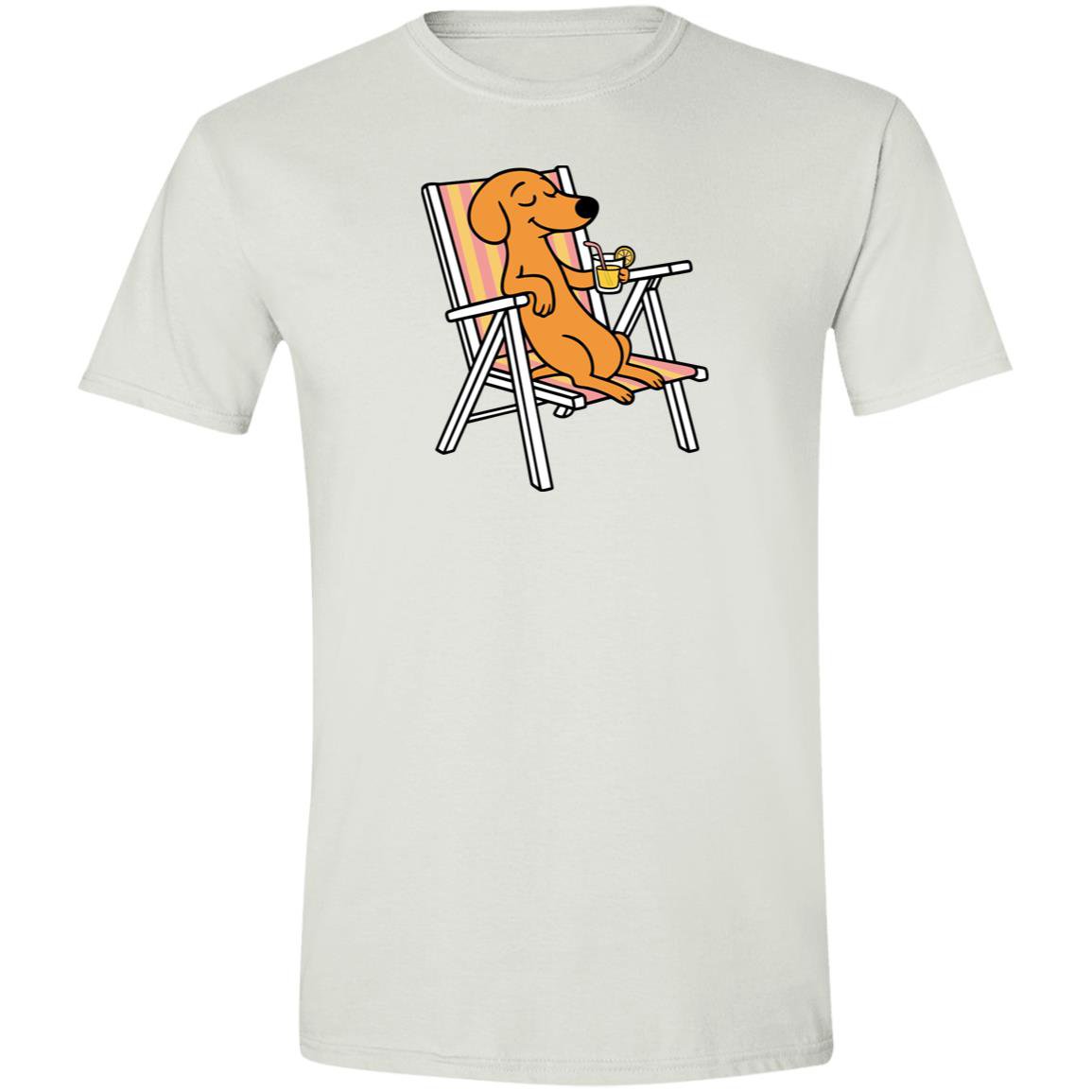 CustomCat T-Shirts White / S Dachshund Paws &amp; Relax T-Shirt
