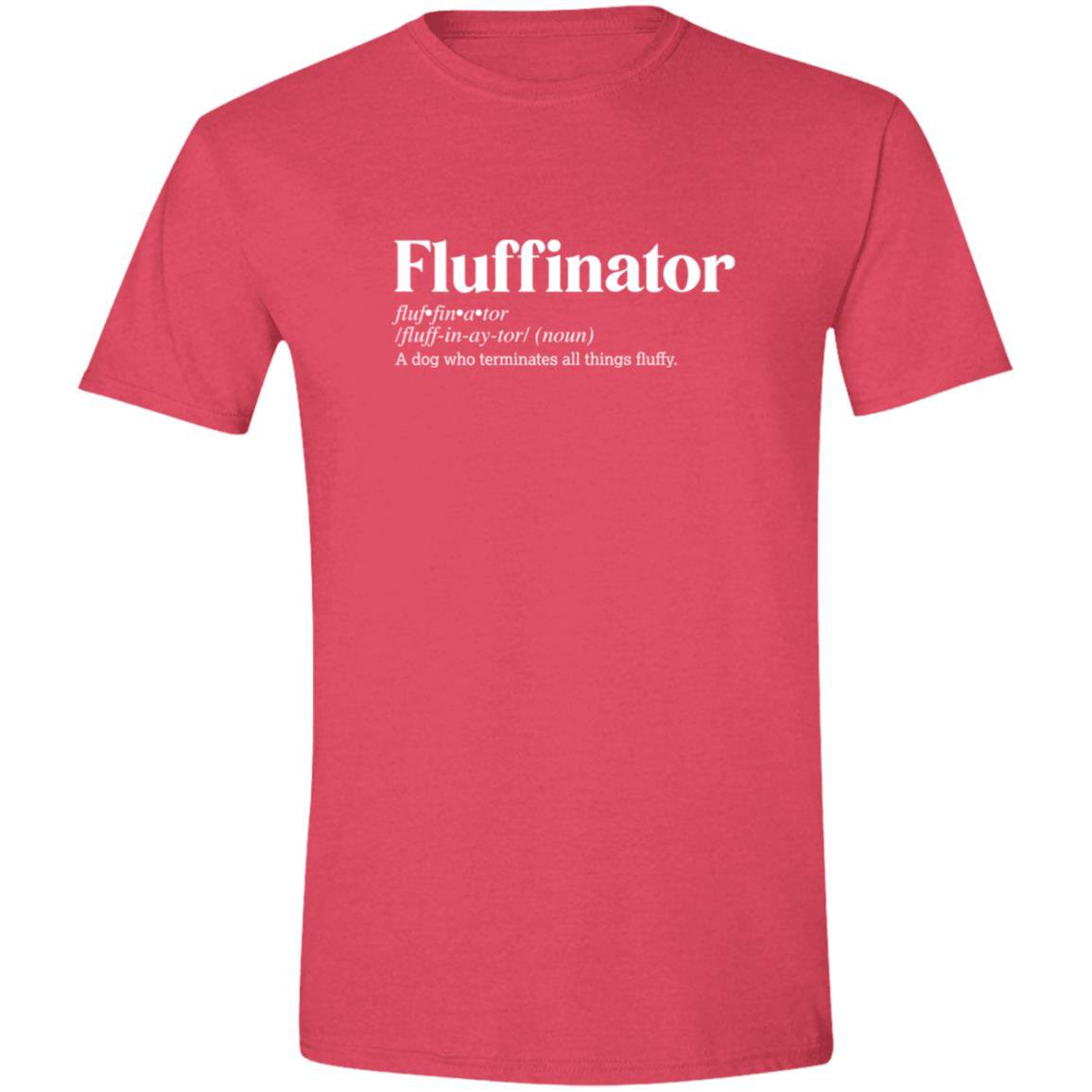 CustomCat T-Shirts Heather Red / S Fluffinator Definition – Funny Dog Dictionary T-Shirt Collection