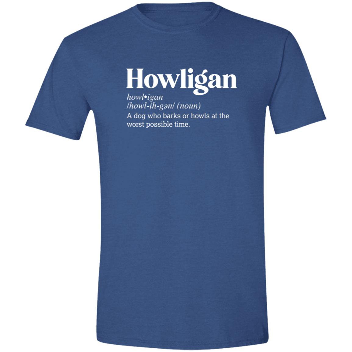 CustomCat T-Shirts Heather Royal / S Howligan Definition – Funny Dog Dictionary T-Shirt Collection
