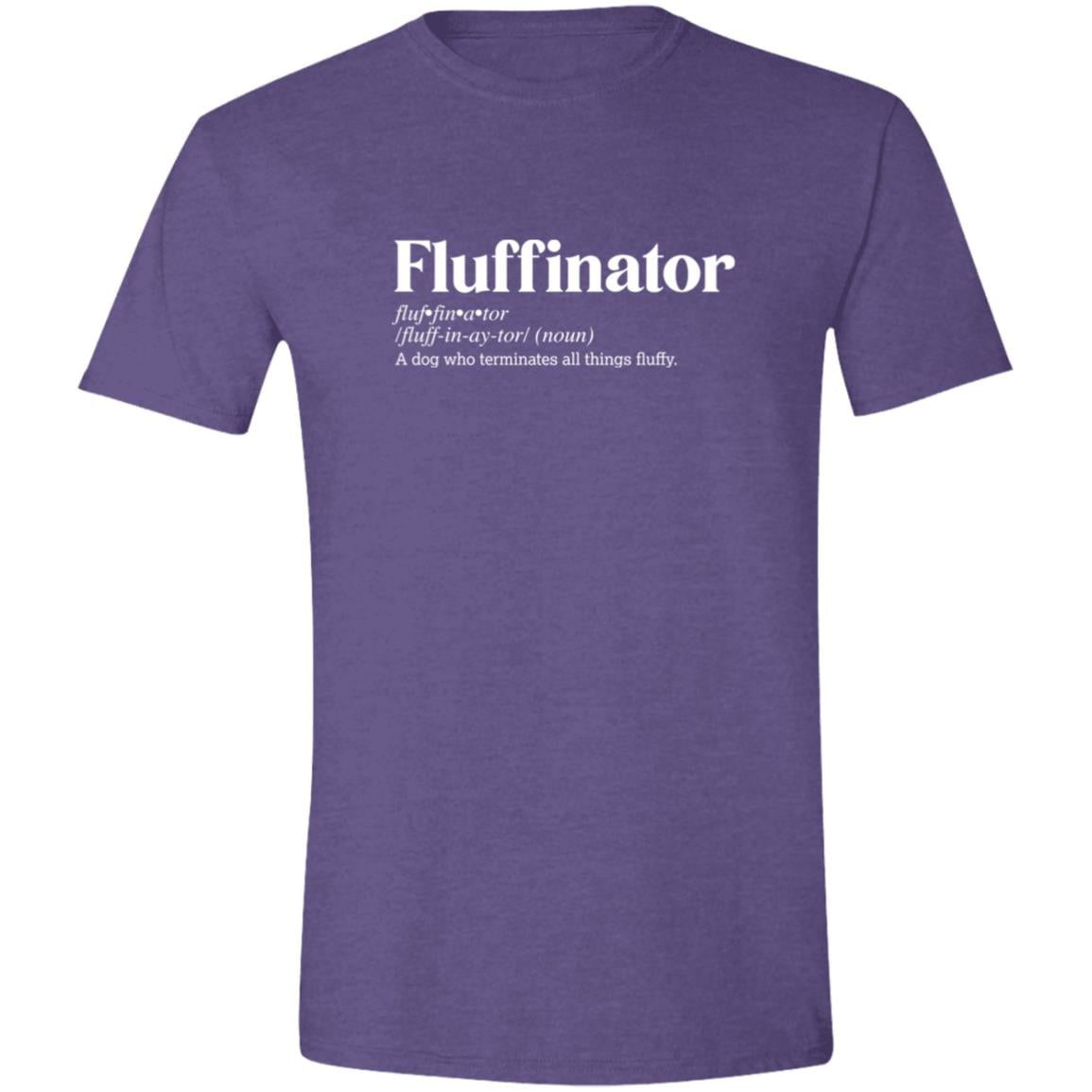 CustomCat T-Shirts Heather Purple / S Fluffinator Definition – Funny Dog Dictionary T-Shirt Collection