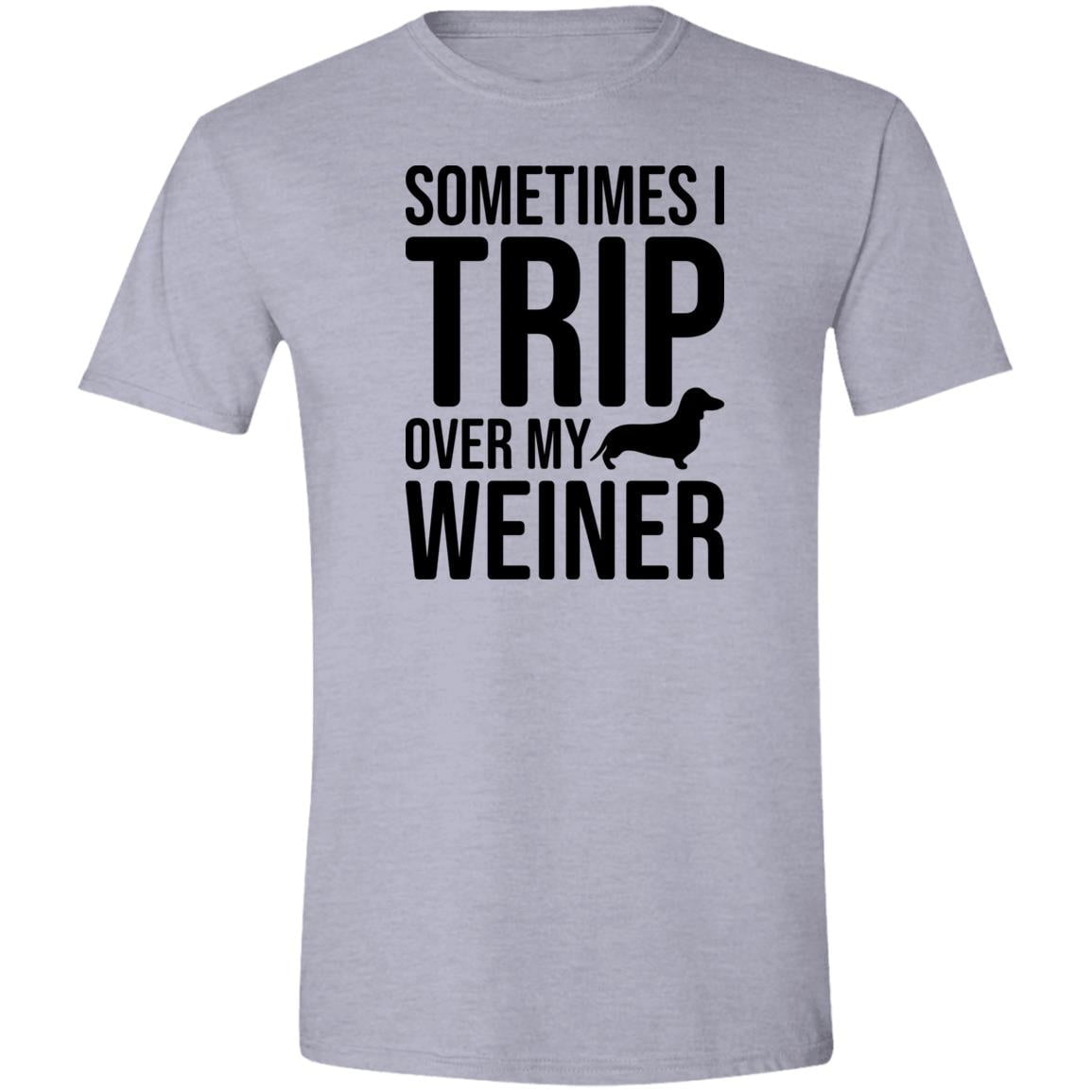 CustomCat Apparel Sport Grey / S Sometimes I Trip Over My Weiner T-Shirt