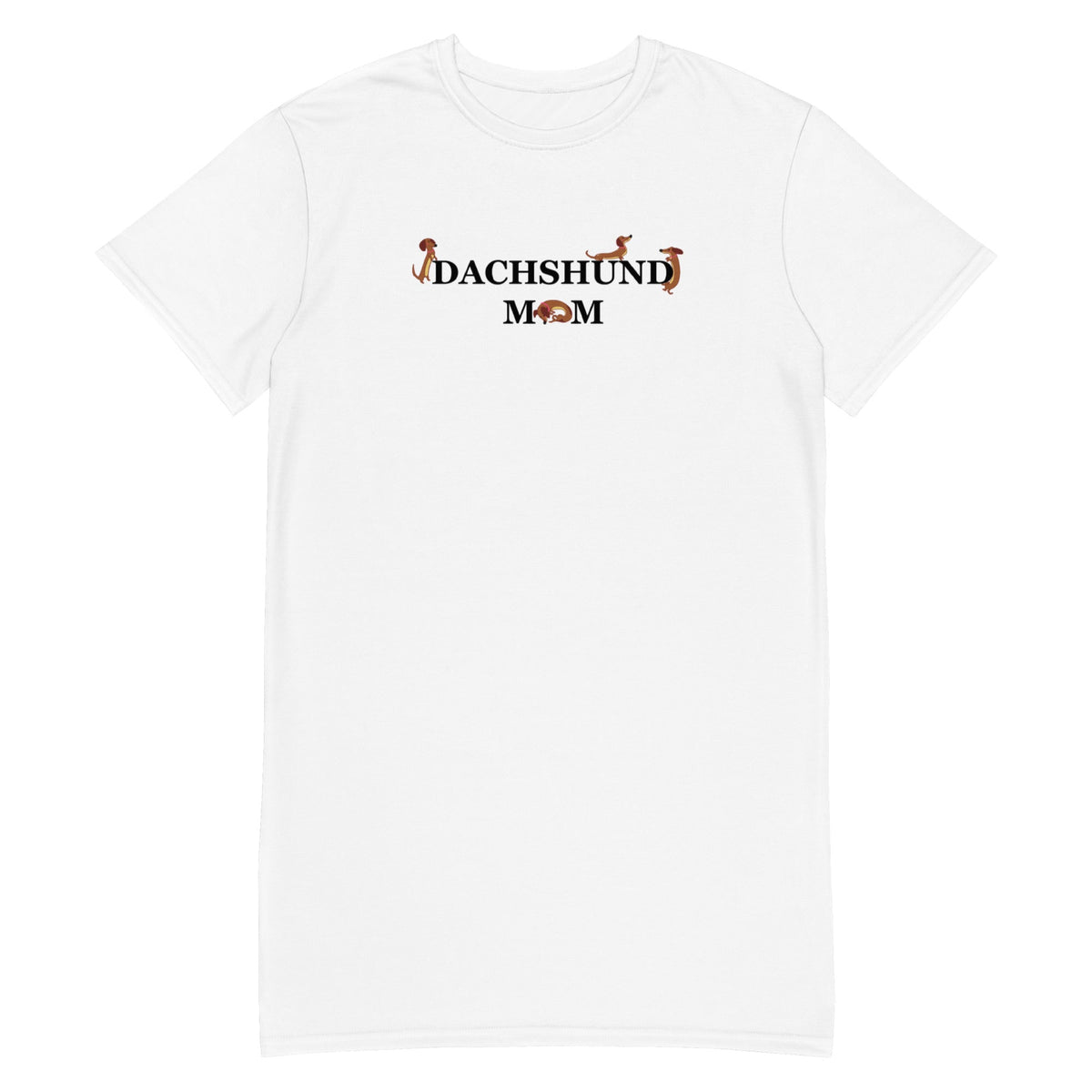 LoveTheBreed.com Night Shirts 2XS Dachshund Mom Playful Loyal Pup Nightshirt | Cover-up Shirt